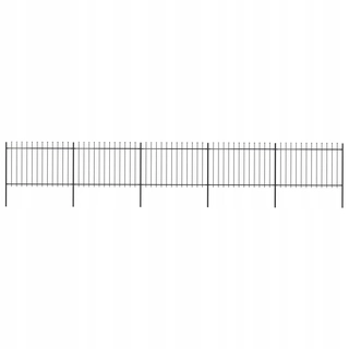 Pletivo, oplotenie - Plot z ostnatých tyčí, oceľ, 8,5 x 1,2
