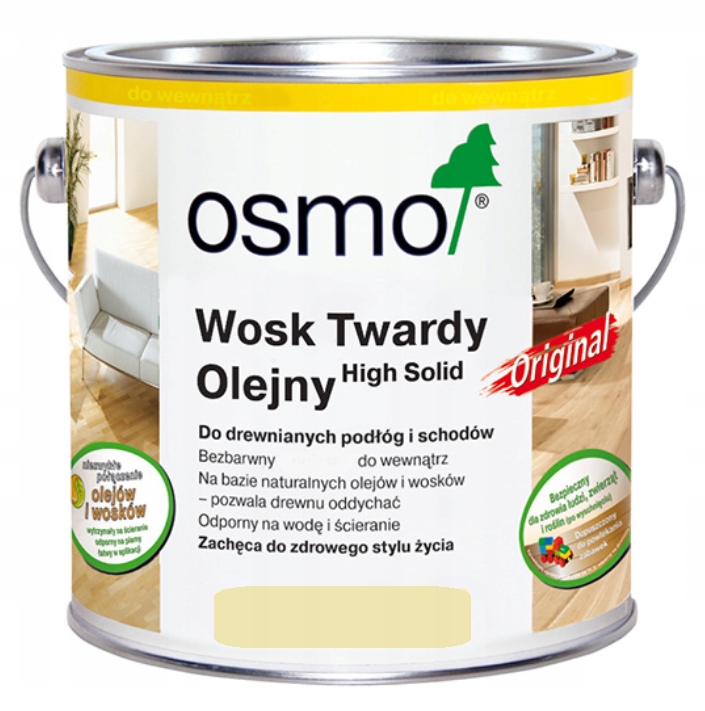 Tvrdý vosk Osmo 3065 0,75 L, bezfarebný, polomatný