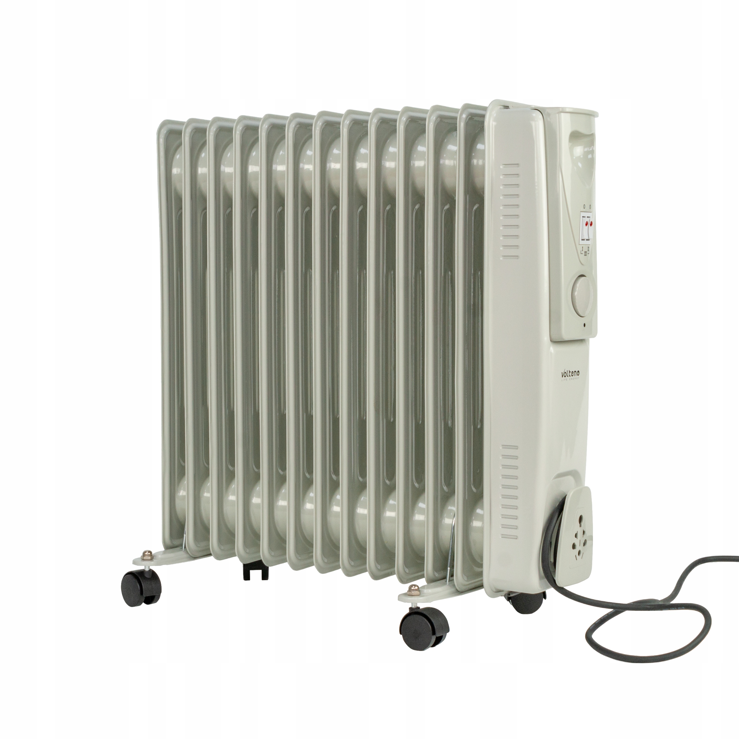 Olejový radiátor Volteno 2550 W, šedý
