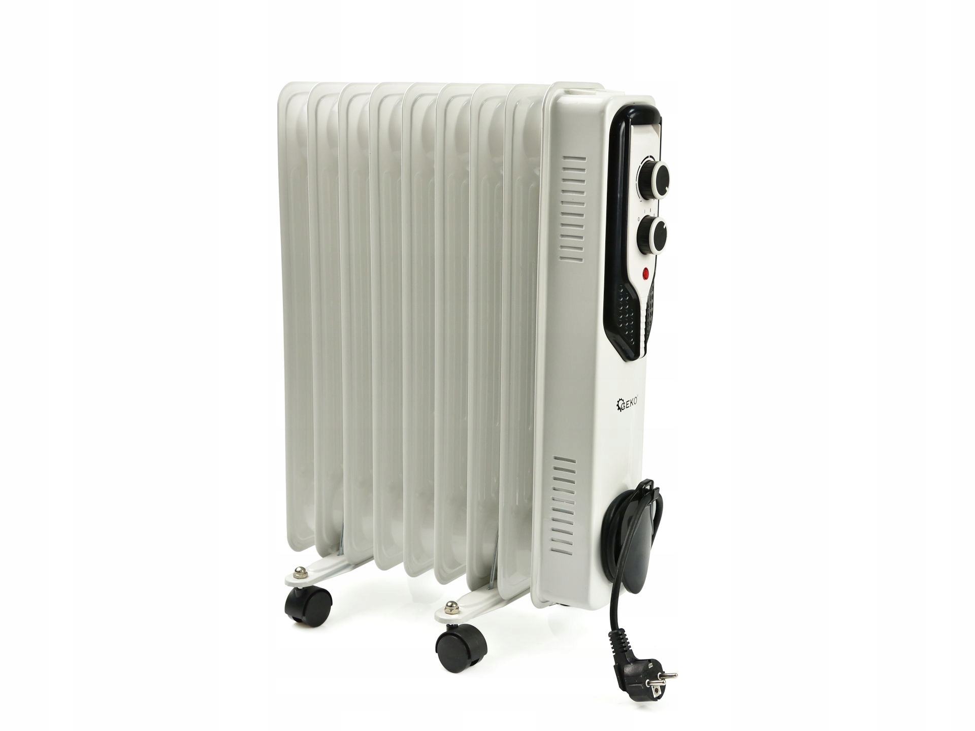 Geko 1500 W biely olejový radiátor