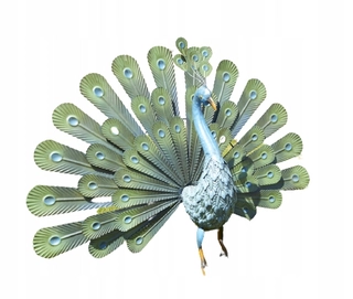 Dekoratívna záhrada Obrázok Metal Peacock 80x50cm
