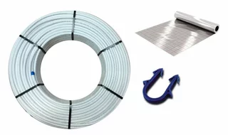 Podlahové kúrenie - 50m2 PEX 400 poschodie balíček + fólia + spony 600