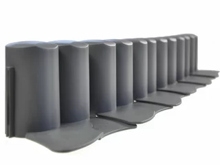 Obrubník palisáda - VYSOKÁ ZÁHRADNÁ PALISÁDA S POHONOM SIVÁ 302cm.
