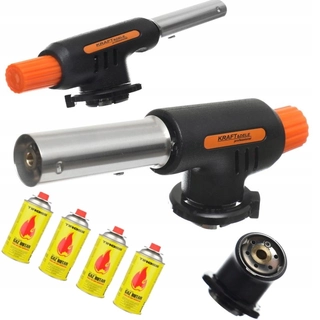 Plynový horák kartuše zapáliť krb + 4gases