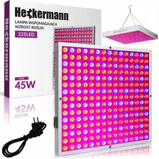 Lampa na pestovanie raslín - Závesné svietidlo GROW na pestovanie rastlín Heckermann Home&amp;Garden 45W