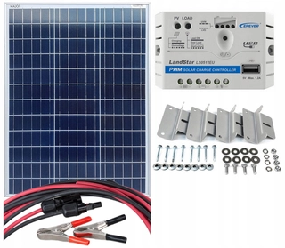 Solárny panel - Solárny panel Solárne sada 50W + regulátor