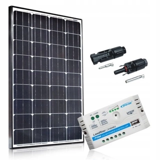 Solárny panel - SOLÁRNY PANEL + REGULÁTOR SOLÁRNA BATÉRIA 100W
