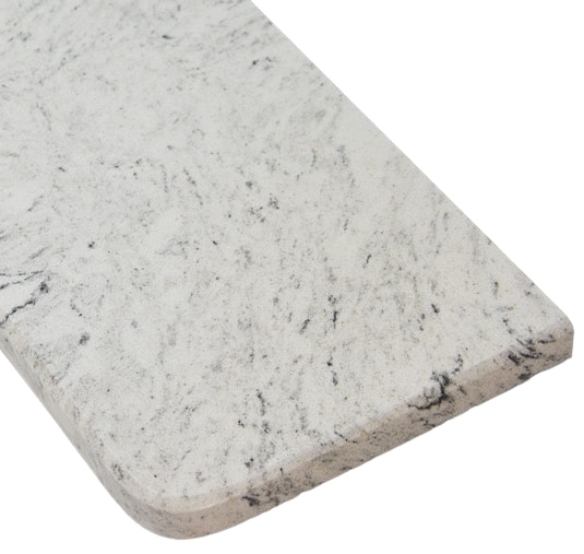 Kamenný parapet Meridian, mramorový konglomerát Misty White, 24 x 110 cm