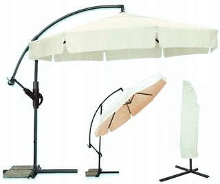 Záhradný slnečník - Záhradný dáždnik Vodotesný 350cm + XXL Cover