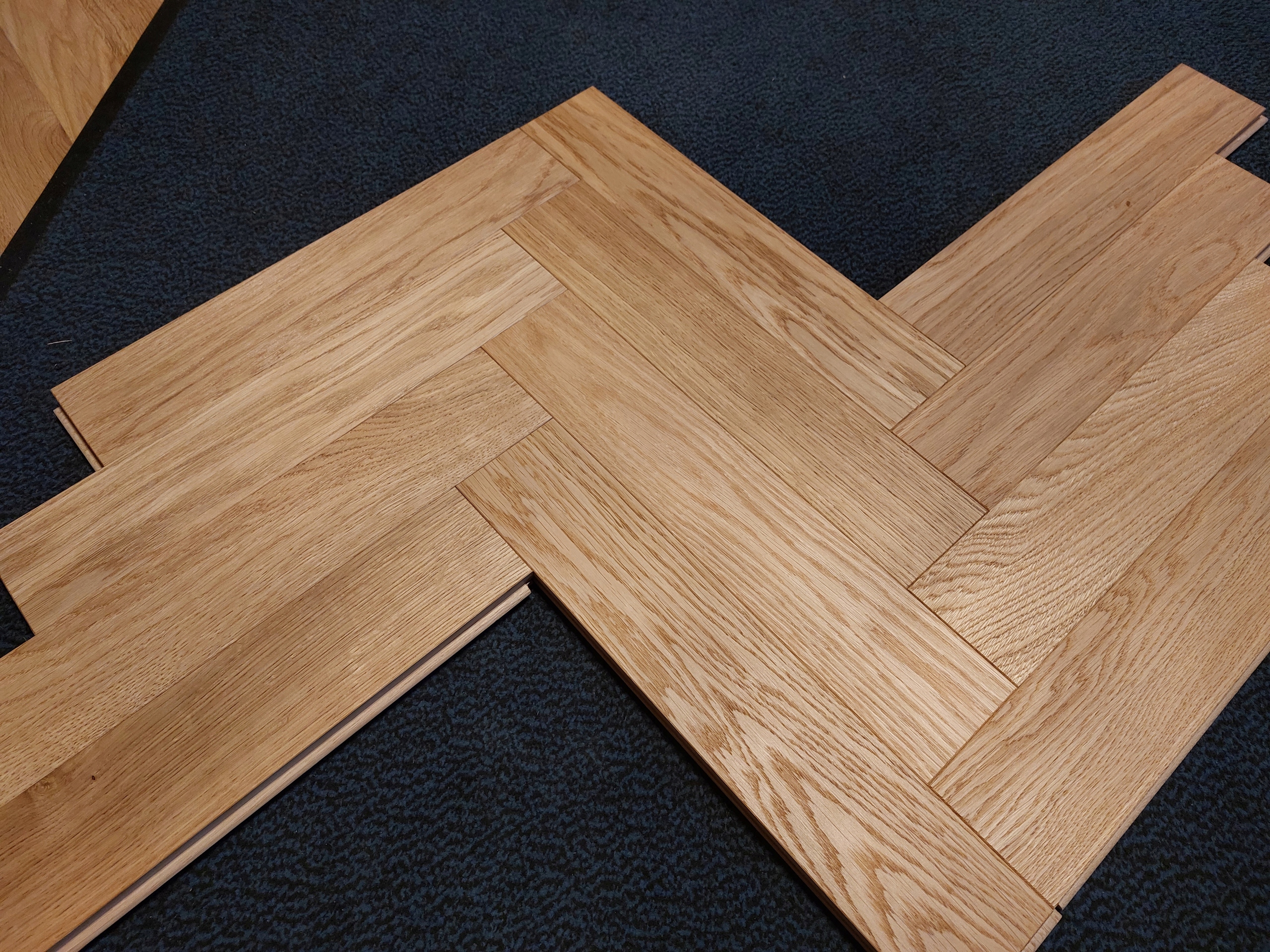 DUBOVÉ PARKETY Rybia kosť LITY KL1 Natur 20*80*400mm (hrúbka, šírka, dĺžka). Dubová doska