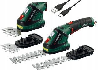 Záhradné nožnice - Akumulátorové elektrické nožnice Parkside 12 cm 4 V