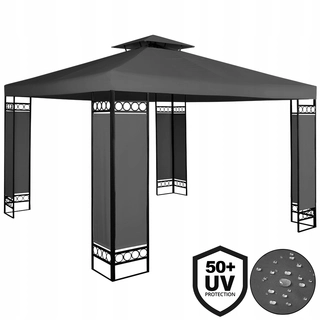 Predajný stan, altánok - ZÁHRADNÝ PAVILÓN 3 X 3 ANTRACITOVÝ STAN