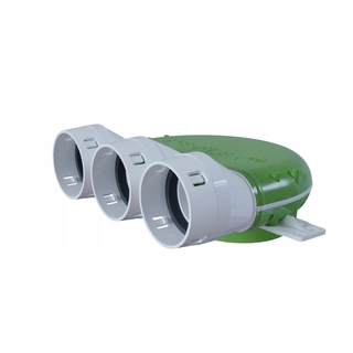 Rekuperator - PE-FLEX Plenum box 3x75 / 125 FLOOR poly