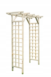 Perangola - ZÁHRADA PERGOLA, DREVENÁ 204x160x70 cm s mriežkou