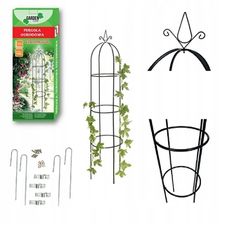 Perangola -  STĹPECOVÁ ZÁHRADNÁ PERGOLA PRE RUŽOVÉ KVETY +4 KOTVY