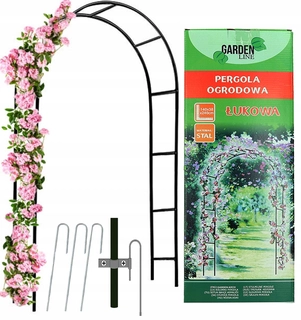 Pergola - Pergola kovová Dekorstar oblúk 240 cm