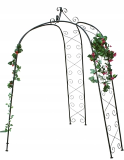 Perangola -  ZÁHRADNÁ PERGOLA PRE KVETY RUŽOVÉ KVETY 240cm