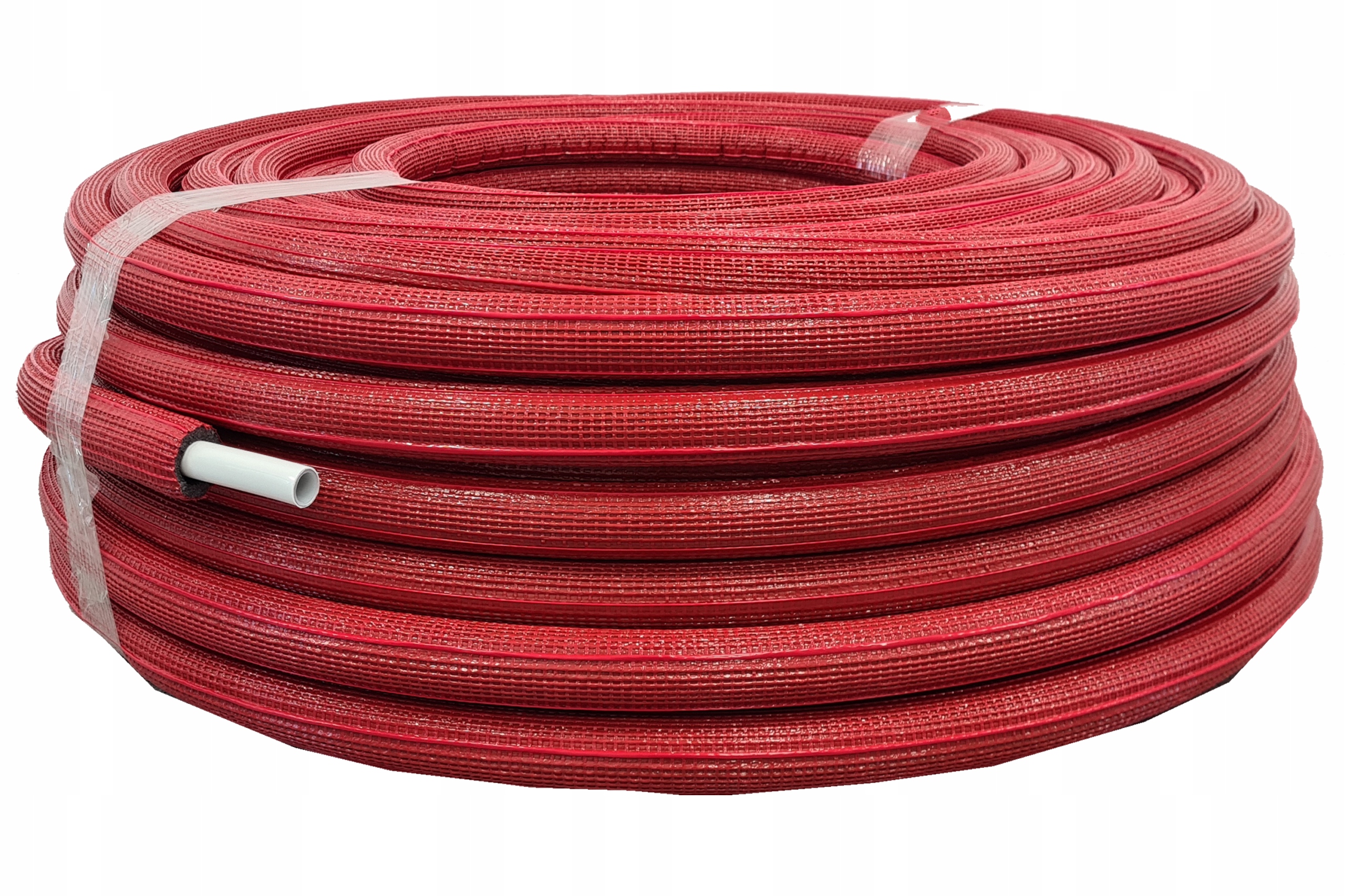 PEX POTRUBIE 16mm PEX/AL/PE ČERVENÝ KRYT KRUH 50m