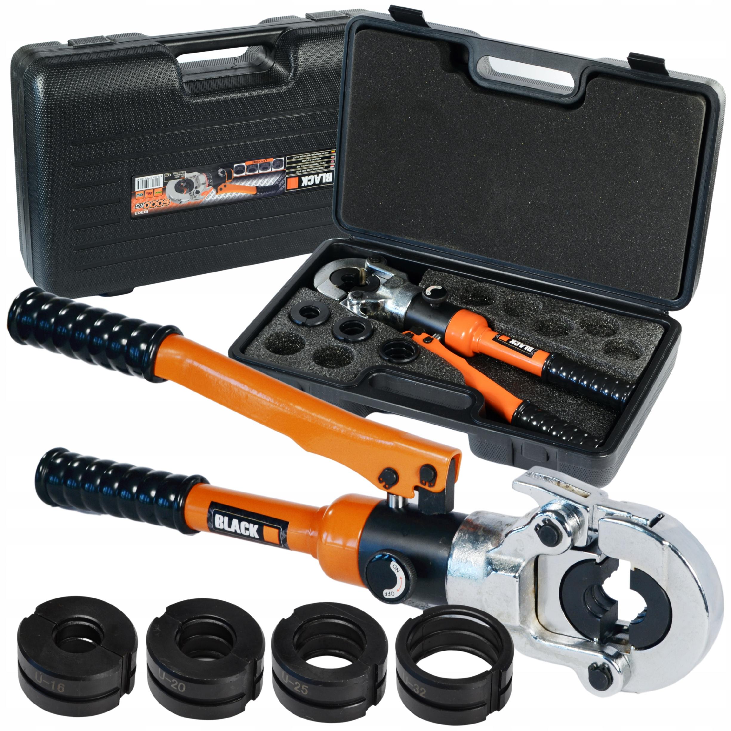 HYDRAULICKÝ LISOVACÍ NÁSTROJ PRE PEX POTRUBIE (TH+U) 16-32 MM 8T