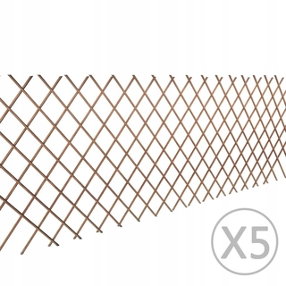 Pletivo, oplotenie - Pole Corner s Willow 5 PCS. 180x90 cm