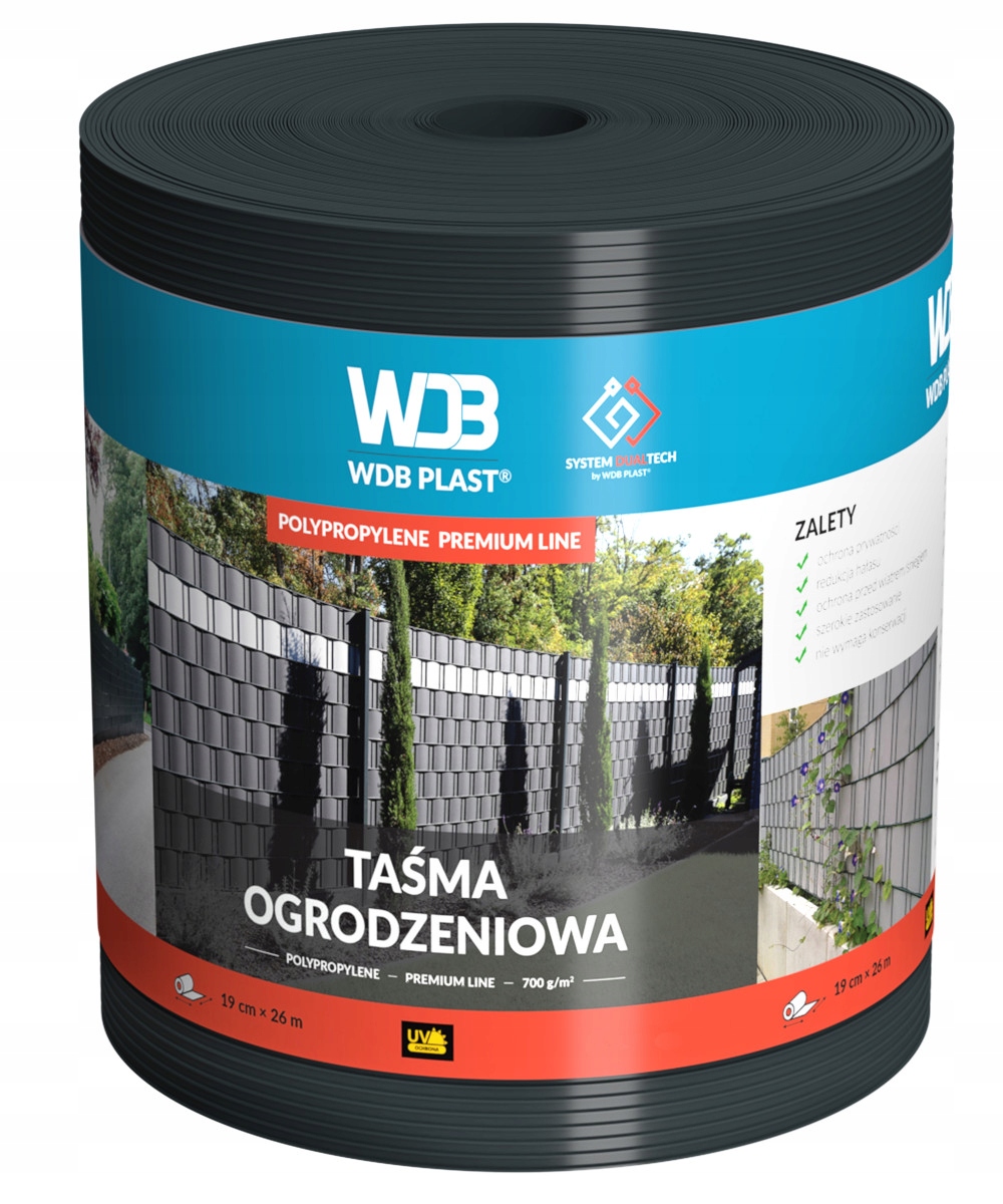 WDB Plast 62.000.7016 páska na oplotenie 19 cm x 26 m