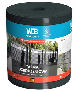 Pletivo, sieť - WDB Plast Premium Line páska na oplotenie polypropylén 0,19x26 m