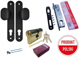 Zamknutie manipulácie v vložke pre čiernu súpravu brány