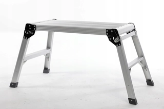Rebrík -  Pracovná platforma ALU výška 0,5 m dlh 76 cm