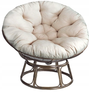 Vankúše  - Vankúš pre kreslo Papasan visiaci košík Cocoon 110cm
