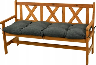 Vankúše  - ZÁHRADNÁ LAVIČKOVÁ POLOHOVAČKA 120cm antracitová