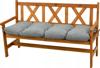 Vankúše  - Vankúš pre záhradný lavicový hojdačka 140 cm sivá