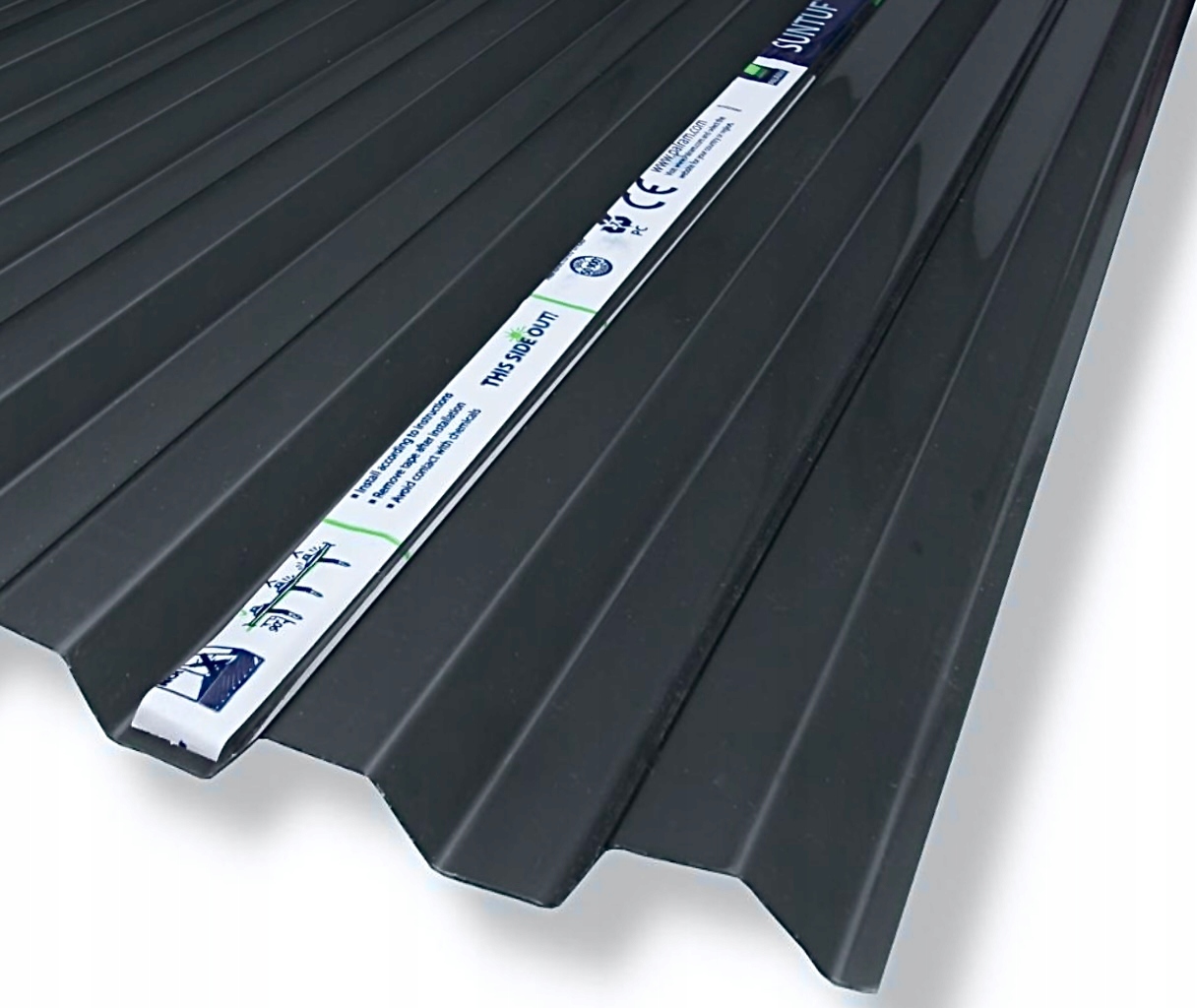 Parlam polykarbonátové profilované plechy 2,5 m x 90 cm x 0,8 mm