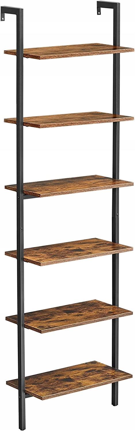 Polička Zanzara SE0804 60,02 cm x 204,81 cm x 30,01 cm odtiene hnedej