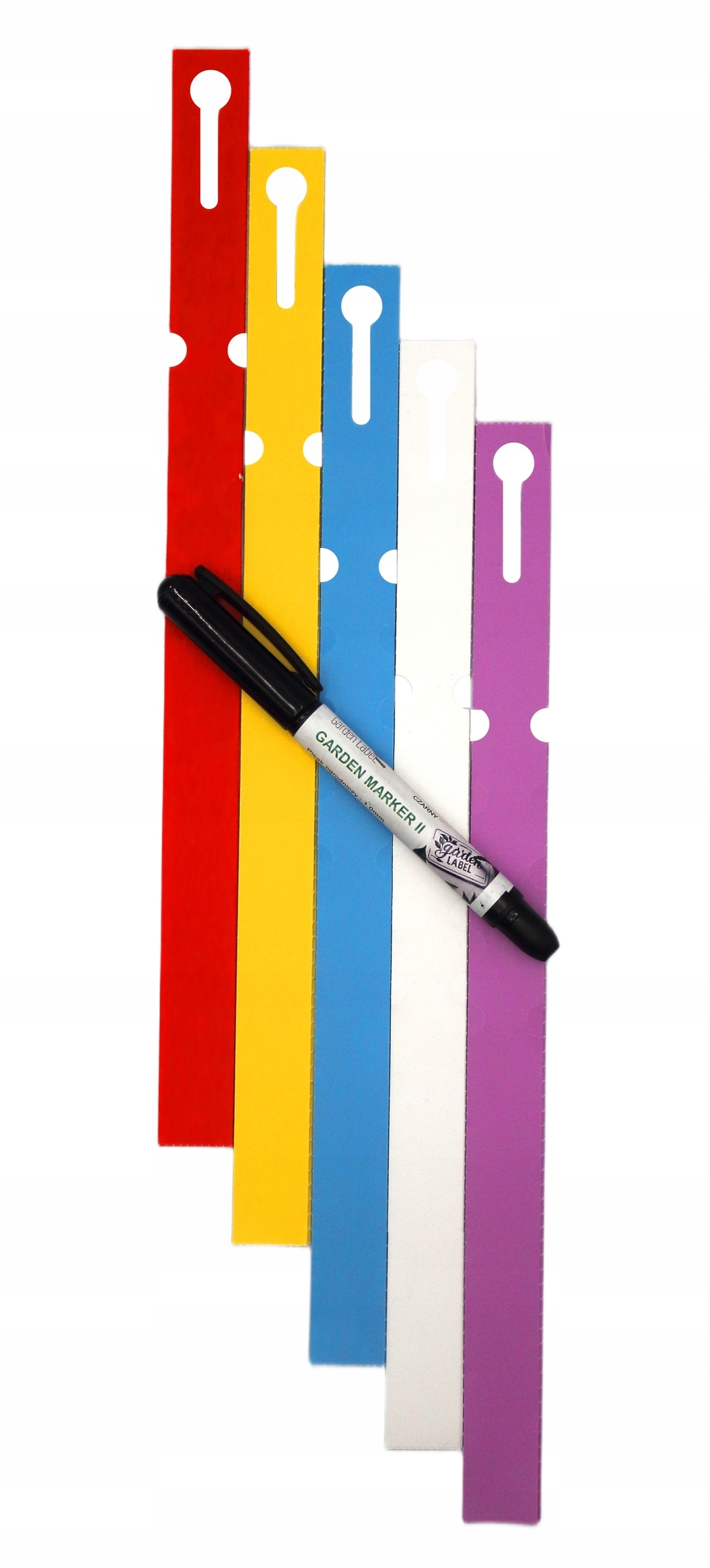 POPISOVAČ ll+ Etikety 5 FARIEB slučka na popis rastlín 300x20mm (20x300) 500