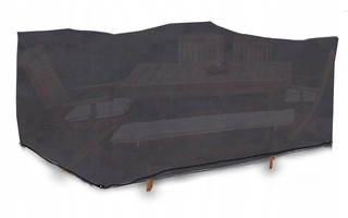 Kryt na záhradný nábytok - Záhradná plachta na súpravu 350 x 250 x 75 cm, šedá