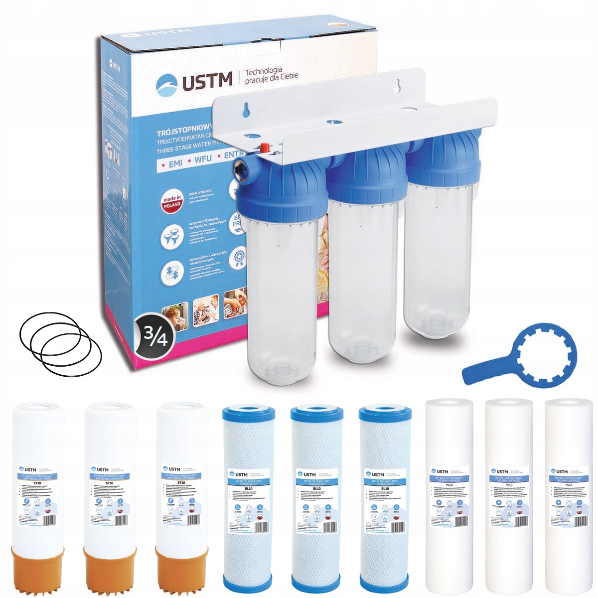 UST-M FS3-WFW34 filter 3-STUPŇOVÁ SADA 0 l