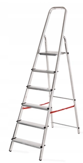 Rebrík -  Prodrab Home Ladder 6 Postupný hliník
