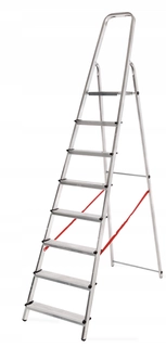 Rebrík -  Prodrab Home Ladder 8 Postupný hliník