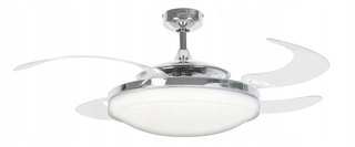 Ventilátor - Promotion Lampwintlator Fanaway Chrome + Pilot