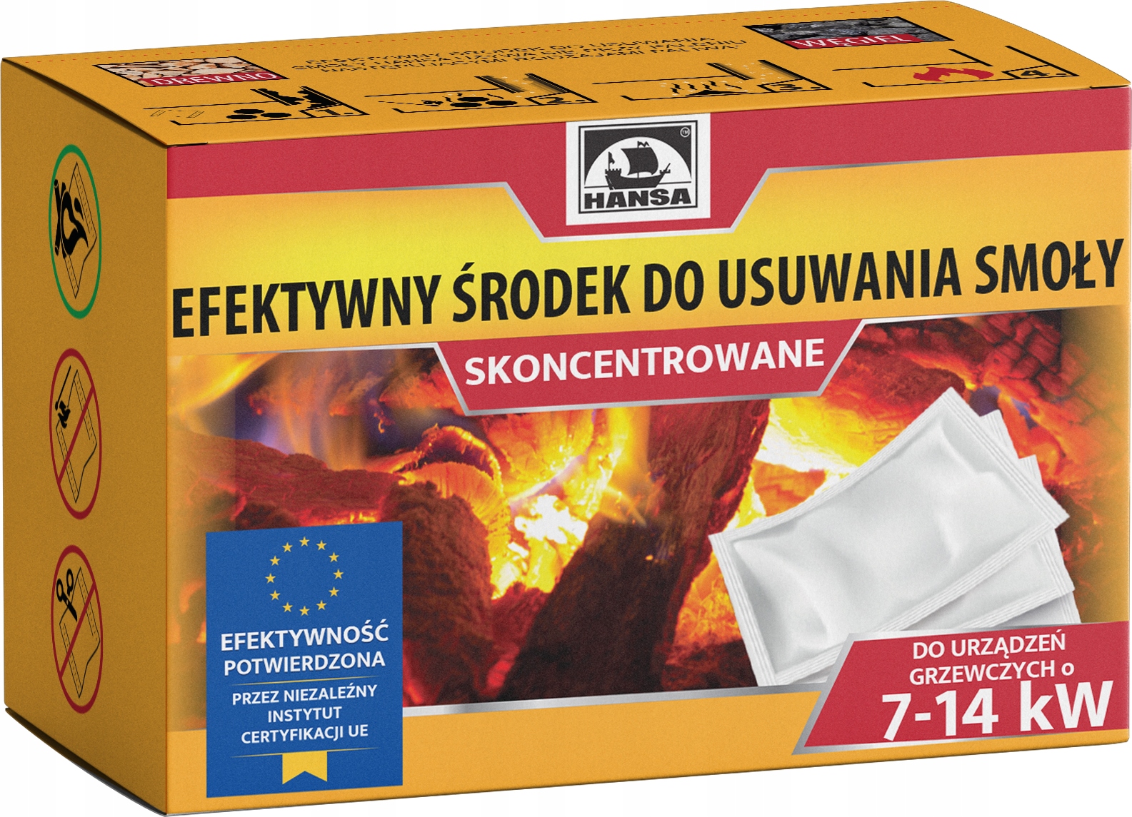Účinný odstraňovač dechtu 7-14 kW HANSA