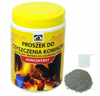 PRÁŠOK NA ČISTENIE KOMÍNU HANSA 1 kg KONCENTRÁT