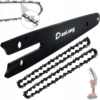 Vodiaca lišta na pílu - Sada tyčí Silvertools + 2 6" reťaze