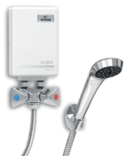 Prietokový ohrievač vody 4,5 kw slúchadlá sprcha