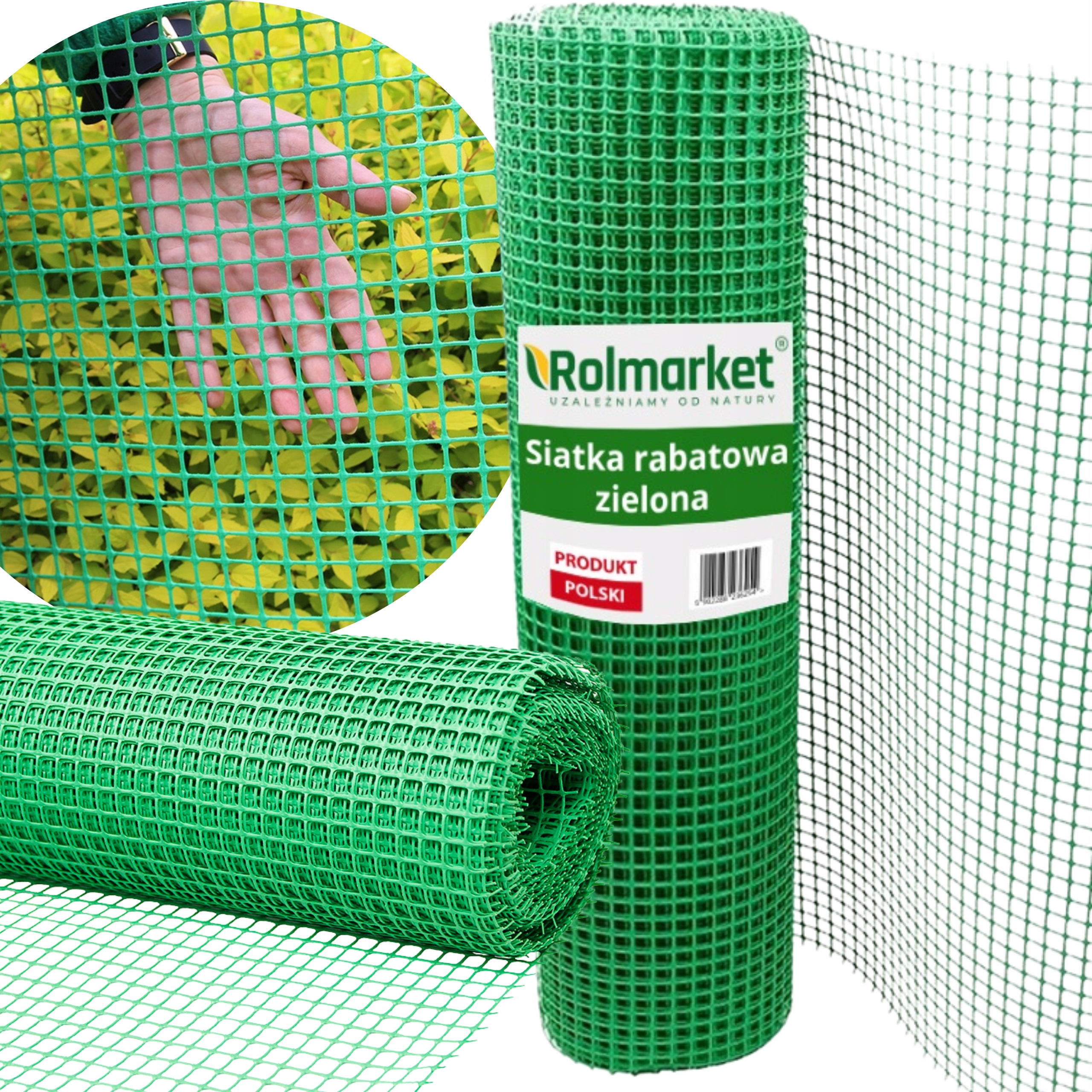 Rolmarket stavebná zľava sieťka 1,5 x 5 m PVC zelená