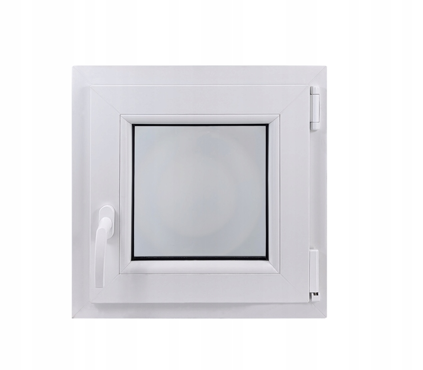 OKNÁ PVC 500x500 RU BIELE, PRAVÉ