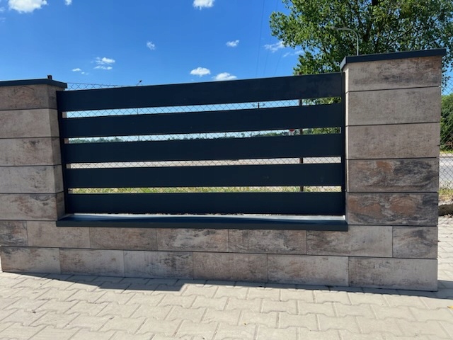 Rozpätie plotu sklep-obrobkiblacharskie.pl 200 x 123 cm oceľ