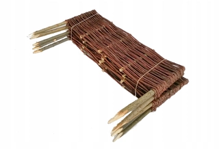 Obrubník palisáda - Prútené palisády 120cm / 30cm Rabatówka balenie 15ks
