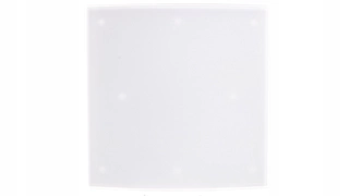 Ventilátor - Escudo sklenené dosky 100 mm biela matná. Peg100