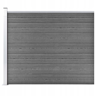Pletivo, oplotenie - Panel WPC plot, 175x146 cm, šedá