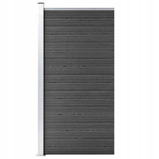 Pletivo, oplotenie - Panel WPC plot, 95x186 cm, čierna